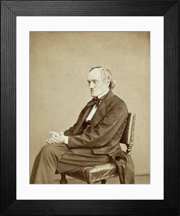 Framed Print : Sir Richard Owen, 1867. Creator: Ernest Edwards Framed Print : Sir Richard Owen, 1867. Creator: Ernest Edwards