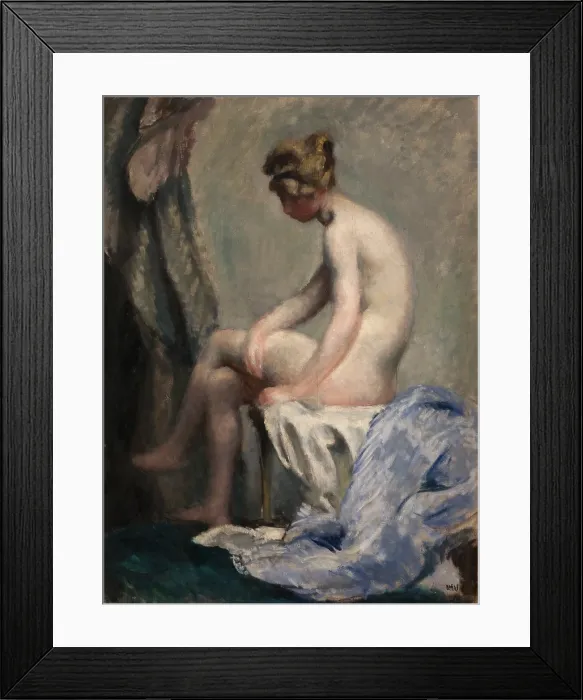 Framed Print : Nude, 1902. Creator: Wojciech Weiss Framed Print : Nude, 1902. Creator: Wojciech Weiss