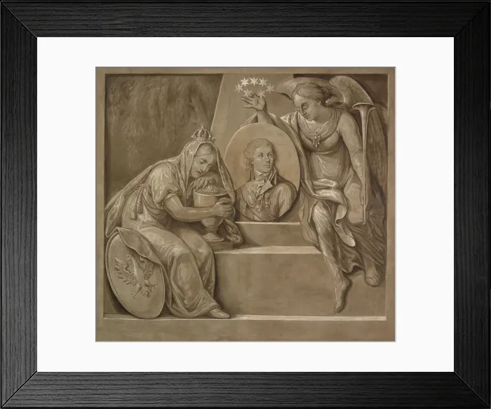 Framed Print : Kosciuszko's Apotheosis, 1818. Creator: Michal Stachowicz. Kosciuszko's Apotheosis, 1818. Creator: Michal Stachowicz Framed Print : Kosciuszko's Apotheosis, 1818. Creator: Michal Stachowicz. Kosciuszko's Apotheosis, 1818. Creator: Michal Stachowicz