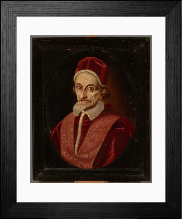 Framed Print : Portrait of Pope Innocent XI (1611-1689), between 1670-1700. Creator: Unknown Framed Print : Portrait of Pope Innocent XI (1611-1689), between 1670-1700. Creator: Unknown