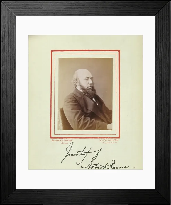 Framed Print : Robert Barnes, 1874. Creator: Barraud & Jerrard