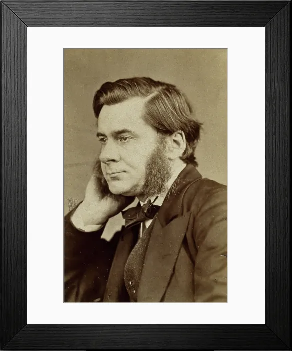 Framed Print : Thomas Henry Huxley. Creator: Elliott & Fry Framed Print : Thomas Henry Huxley. Creator: Elliott & Fry