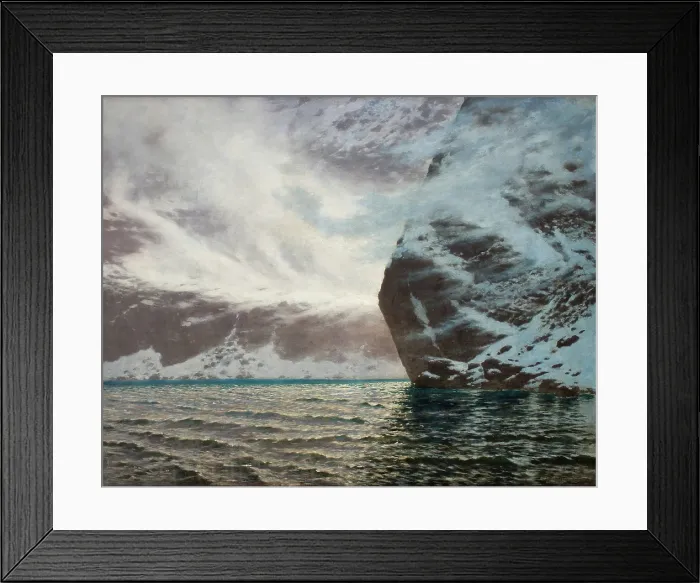 Framed Print : Czarny Staw (Blake Lake)-Blizzard, 1892. Creator: Stanislaw Witkiewicz Framed Print : Czarny Staw (Blake Lake)-Blizzard, 1892. Creator: Stanislaw Witkiewicz