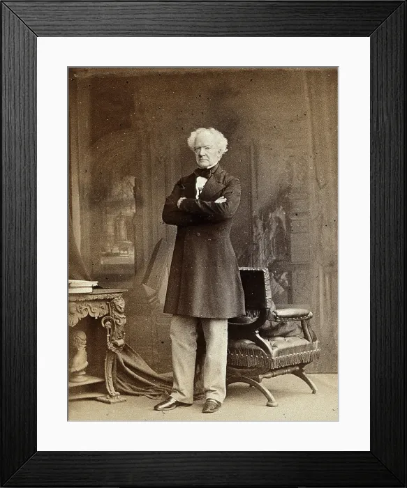 Framed Print : Sir James Ranald Martin, 1867. Creator: Ernest Edwards Framed Print : Sir James Ranald Martin, 1867. Creator: Ernest Edwards