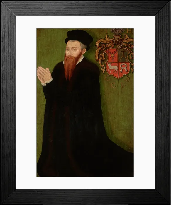 Framed Print : Portrait of Jan Herbut of Felsztyn (1508-1577), Castellan of Sanok and Starost... between 1550-1580 Creator: Unknown Framed Print : Portrait of Jan Herbut of Felsztyn (1508-1577), Castellan of Sanok and Starost... between 1550-1580 Creator: Unknown