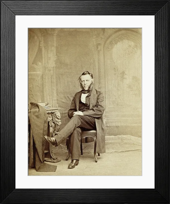 Framed Print : Thomas Herbert Barker, 1867. Creator: Ernest Edwards Framed Print : Thomas Herbert Barker, 1867. Creator: Ernest Edwards