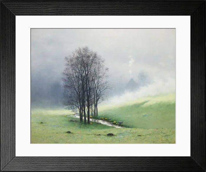 Framed Print : Spring Mist, 1893. Creator: Stanislaw Witkiewicz Framed Print : Spring Mist, 1893. Creator: Stanislaw Witkiewicz