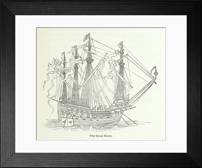 Framed Print : The Great Harry, 1856. Creator: Unknown Framed Print : The Great Harry, 1856. Creator: Unknown