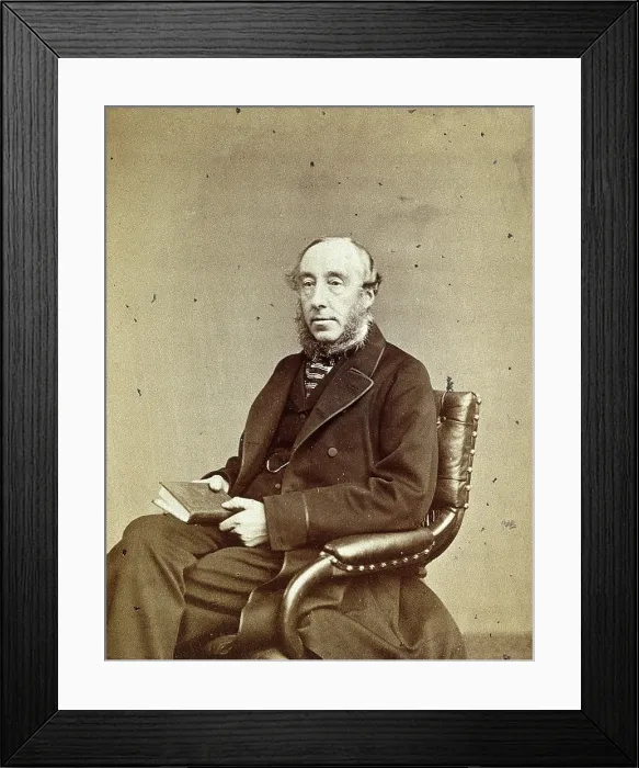 Framed Print : Thomas Blizard Curling, 1867. Creator: Ernest Edwards Framed Print : Thomas Blizard Curling, 1867. Creator: Ernest Edwards
