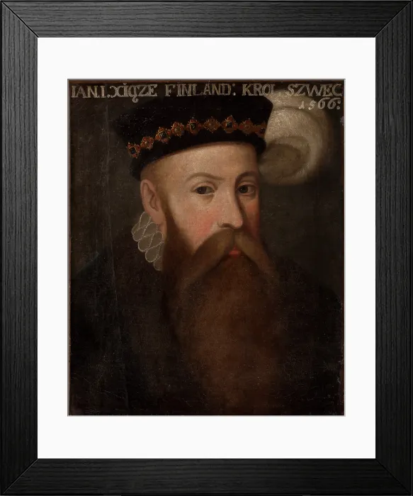 Framed Print : Portrait of John III Vasa (1537-1592), King of Sweden, 2nd half of 16th century. Creator: Unknown Framed Print : Portrait of John III Vasa (1537-1592), King of Sweden, 2nd half of 16th century. Creator: Unknown
