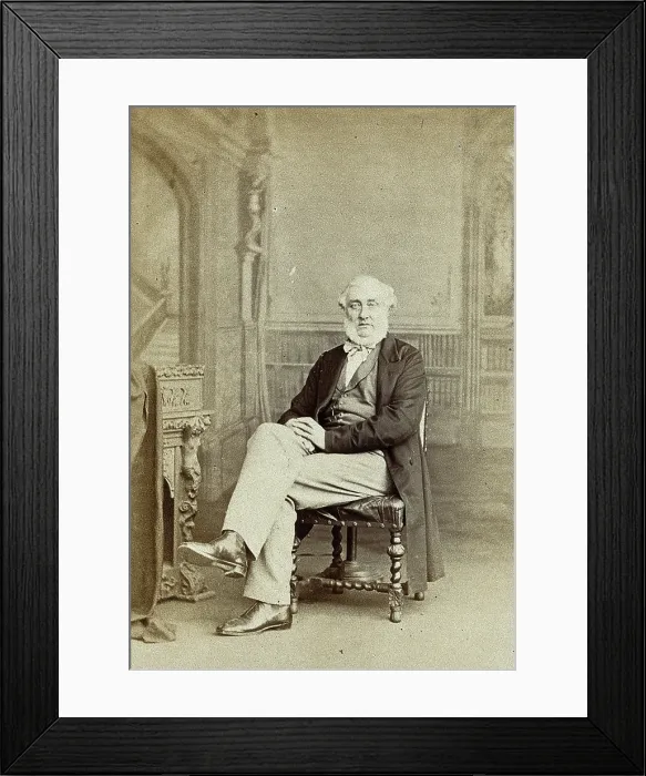 Framed Print : Henry Bence Jones, 1868. Creator: Ernest Edwards Framed Print : Henry Bence Jones, 1868. Creator: Ernest Edwards