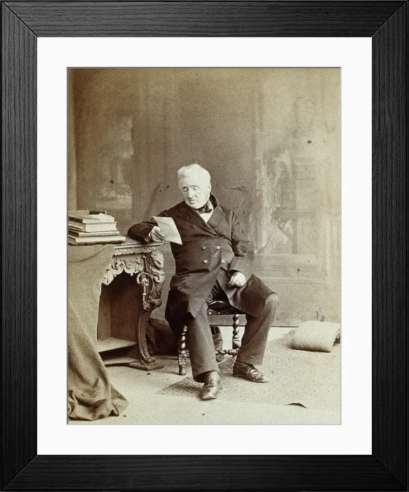 Framed Print : Nathaniel Bagshaw Ward, 1868. Creator: Ernest Edwards Framed Print : Nathaniel Bagshaw Ward, 1868. Creator: Ernest Edwards