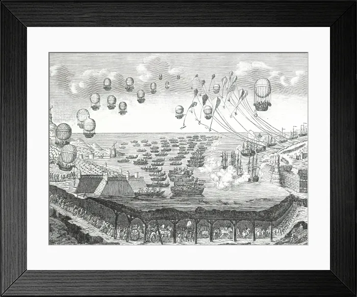 Framed Print : Invasion of England by the French, c1801, (1896). Creator: Unknown Framed Print : Invasion of England by the French, c1801, (1896). Creator: Unknown