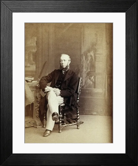 Framed Print : John Gay, 1868. Creator: Ernest Edwards