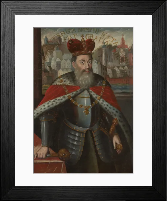 Framed Print : Portrait of Leo I of Galicia (ca.1228-ca.1301) Creator: Unknown Framed Print : Portrait of Leo I of Galicia (ca.1228-ca.1301) Creator: Unknown