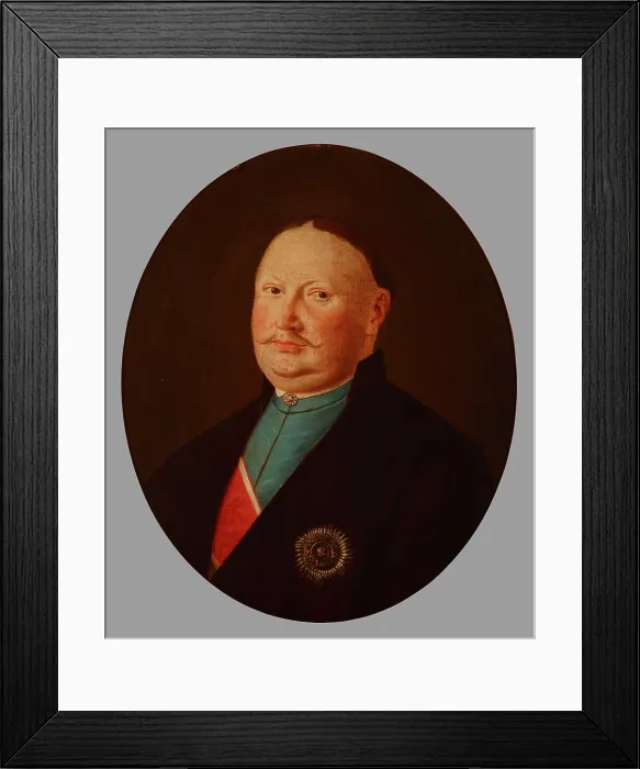 Framed Print : Portrait of Michal Colonna Walewski (1735-1806), Voivode of Sieradz, end of 18th century. Creator: Unknown Framed Print : Portrait of Michal Colonna Walewski (1735-1806), Voivode of Sieradz, end of 18th century. Creator: Unknown