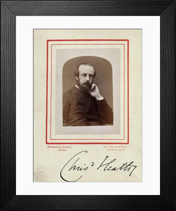 Framed Print : Christopher Heath, 1879. Creator: Barraud & Jerrard Framed Print : Christopher Heath, 1879. Creator: Barraud & Jerrard