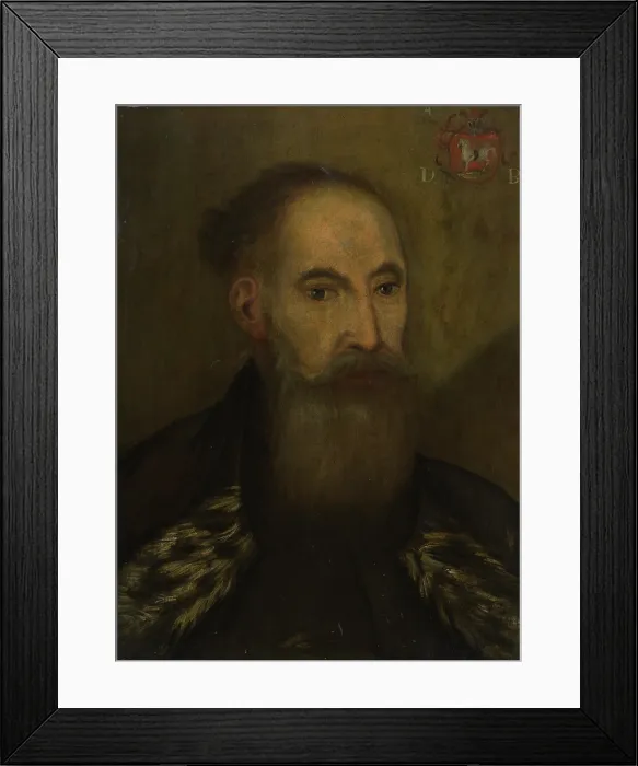 Framed Print : Portrait of a Man of Stary Kon Coat of Arms, 17th century. Creator: Unknown Framed Print : Portrait of a Man of Stary Kon Coat of Arms, 17th century. Creator: Unknown