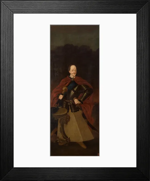 Framed Print : Portrait of Stanislaw Ernest Denhoff (ca. 1673-1728), Field Hetman of Lithuania, 1749-1756. Creator: Unknown Framed Print : Portrait of Stanislaw Ernest Denhoff (ca. 1673-1728), Field Hetman of Lithuania, 1749-1756. Creator: Unknown