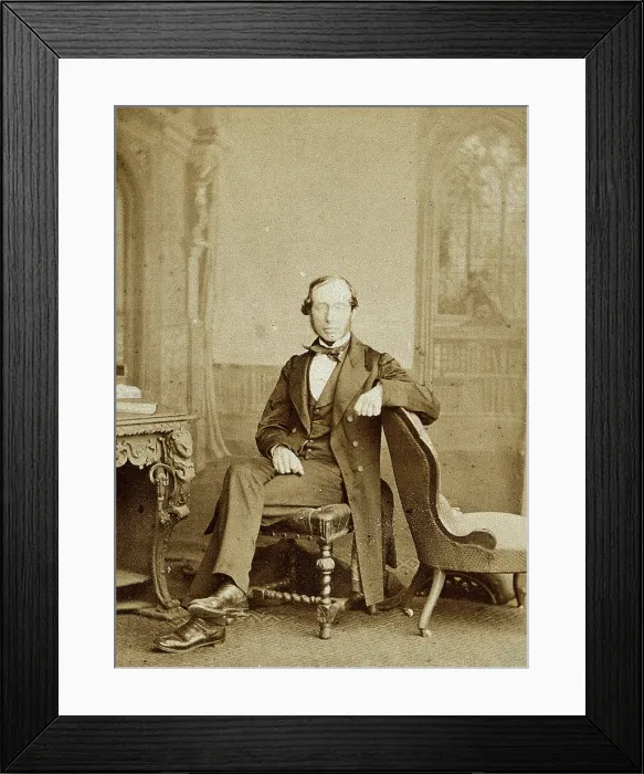 Framed Print : William Daniel Moore, 1868. Creator: Ernest Edwards Framed Print : William Daniel Moore, 1868. Creator: Ernest Edwards