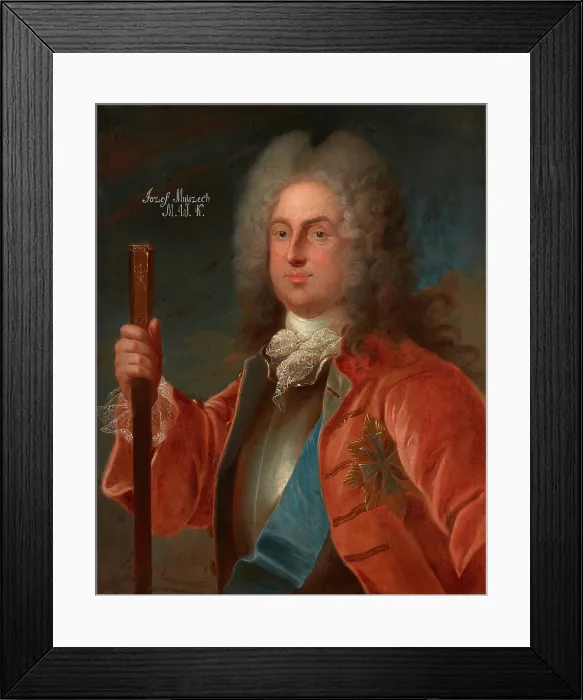 Framed Print : Portrait of Jozef Wandalin Mniszch (1670-1747), Grand Marshal of the Crown, 2nd half of 18th century Creator: Unknown Framed Print : Portrait of Jozef Wandalin Mniszch (1670-1747), Grand Marshal of the Crown, 2nd half of 18th century Creator: Unknown