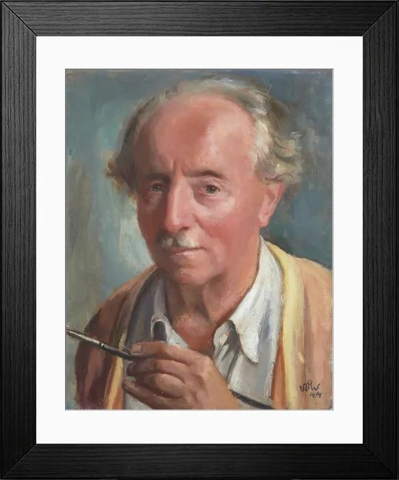Framed Print : Self-Portrait, 1944. Creator: Wojciech Weiss Framed Print : Self-Portrait, 1944. Creator: Wojciech Weiss