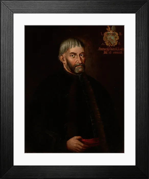 Framed Print : Portrait of Zyzemski, c1675. Creator: Unknown Framed Print : Portrait of Zyzemski, c1675. Creator: Unknown