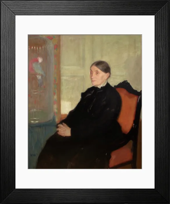 Framed Print : Portrait of Katarzyna Krassowska, c1912. Creator: Wojciech Weiss Framed Print : Portrait of Katarzyna Krassowska, c1912. Creator: Wojciech Weiss