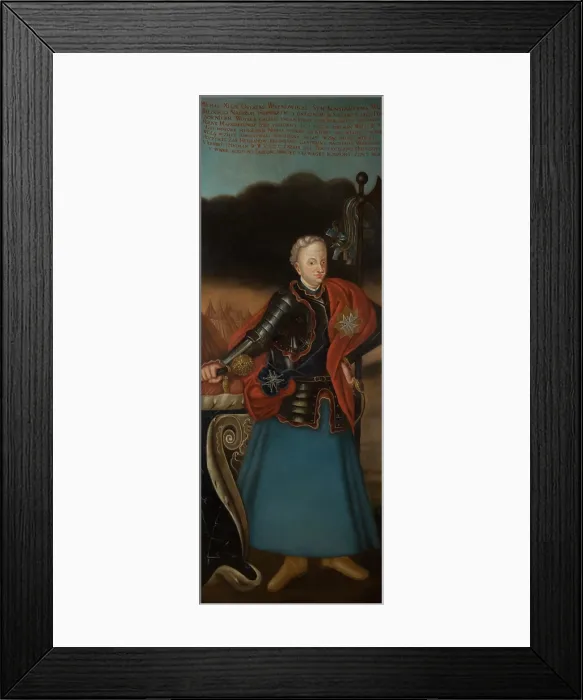 Framed Print : Portrait of Michal Serwacy Wisniowiecki (1680-1744), Grand Hetman of Lithuania 1749-1756 Creator: Unknown Framed Print : Portrait of Michal Serwacy Wisniowiecki (1680-1744), Grand Hetman of Lithuania 1749-1756 Creator: Unknown