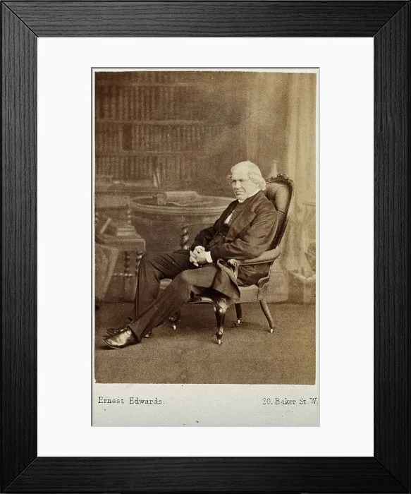 Framed Print : William Whewell. Creator: Ernest Edwards Framed Print : William Whewell. Creator: Ernest Edwards