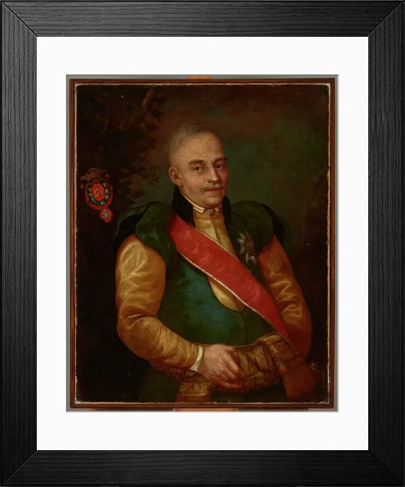 Framed Print : Portrait of Waclaw Rzewuski (1706-1779), Grand Hetman of the Crown, Late 18th century. Creator: Unknown Framed Print : Portrait of Waclaw Rzewuski (1706-1779), Grand Hetman of the Crown, Late 18th century. Creator: Unknown