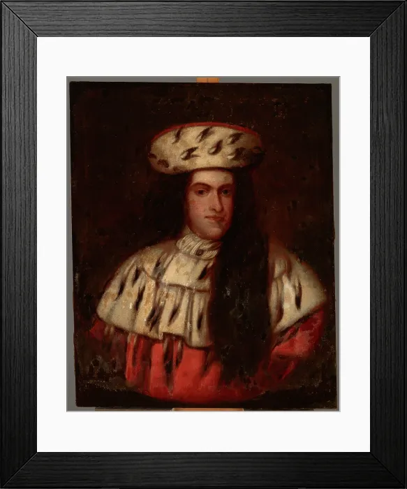 Framed Print : Portrait of John George IV Wettin (Johann Georg IV Von Sachsen) (1668-1694)... 1st half 18th cent. Creator: Unknown Framed Print : Portrait of John George IV Wettin (Johann Georg IV Von Sachsen) (1668-1694)... 1st half 18th cent. Creator: Unknown