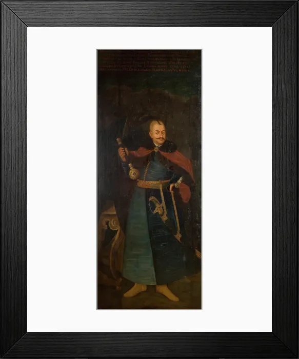 Framed Print : Portrait of Mikolaj Sieniawski (1489-1569), Grand Hetman of Lithuania, 1749-1756. Creator: Unknown Framed Print : Portrait of Mikolaj Sieniawski (1489-1569), Grand Hetman of Lithuania, 1749-1756. Creator: Unknown