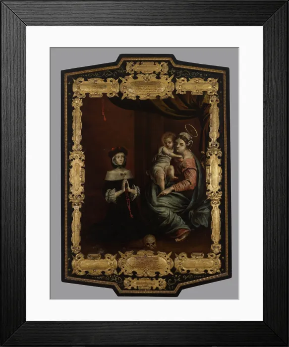 Framed Print : Epitaph of Katarzyna Jugiewic, from the St Mary's Church in Krakow, between 1684-1689 Framed Print : Epitaph of Katarzyna Jugiewic, from the St Mary's Church in Krakow, between 1684-1689