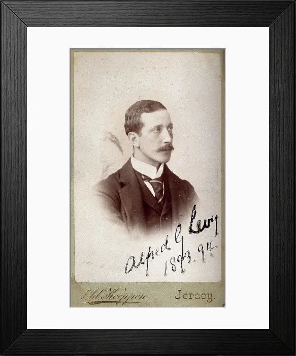 Framed Print : Alfred Goodman Levy, 1893 / 94. Creator: Ad Koeppen Framed Print : Alfred Goodman Levy, 1893 / 94. Creator: Ad Koeppen