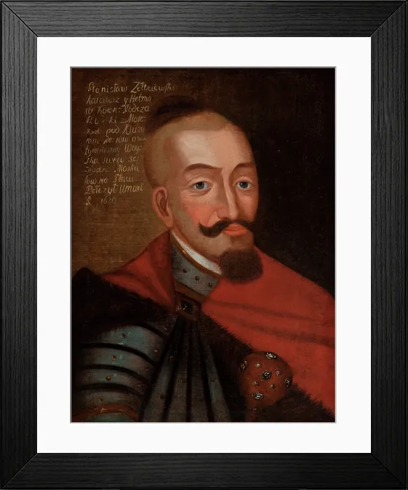 Framed Print : Portrait of Stanislaw Zolkiewski (1547-1620), Grand Hetman of the Crown. between 1650-1750. Creator: Unknown Framed Print : Portrait of Stanislaw Zolkiewski (1547-1620), Grand Hetman of the Crown. between 1650-1750. Creator: Unknown