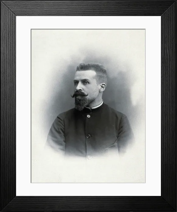 Framed Print : Louis Lapicque, 1898. Creator: Aaron Gerschel Framed Print : Louis Lapicque, 1898. Creator: Aaron Gerschel