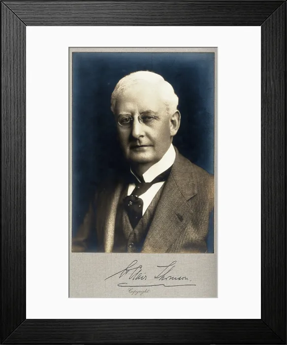 Framed Print : Sir St Clair Thomson. Creator: Elliott & Fry Framed Print : Sir St Clair Thomson. Creator: Elliott & Fry