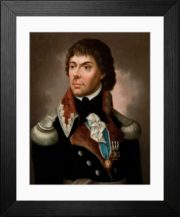 Framed Print : Portrait of Tadeusz Kosciuszko, between 1840-1850. Creator: Unknown