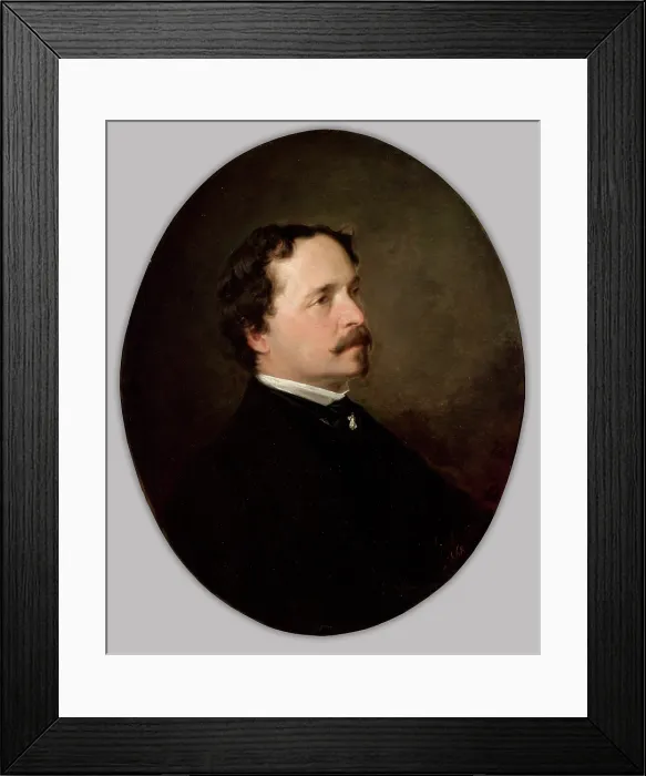 Framed Print : Portrait of Kornel Ujejski, 1868. Creator: Andrzej Bronislaw Grabowski Framed Print : Portrait of Kornel Ujejski, 1868. Creator: Andrzej Bronislaw Grabowski