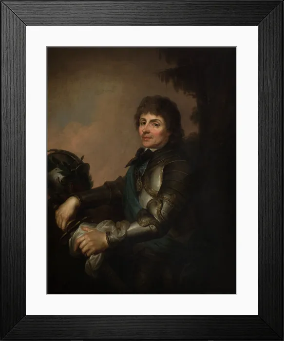 Framed Print : Portrait of Tadeusz Kosciuszko (1746-1817) in Armour-Copy, between 1780-1800. Creator: Jozef Grassi Framed Print : Portrait of Tadeusz Kosciuszko (1746-1817) in Armour-Copy, between 1780-1800. Creator: Jozef Grassi