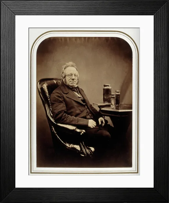 Framed Print : John Edward Gray. Creator: Maull & Polyblank Framed Print : John Edward Gray. Creator: Maull & Polyblank