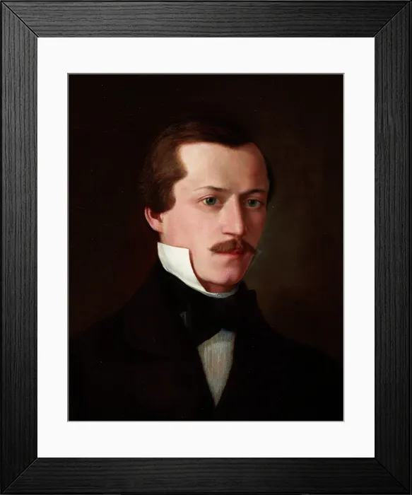 Framed Print : Portrait of Adolf Poller, c1858. Creator: Andrzej Bronislaw Grabowski Framed Print : Portrait of Adolf Poller, c1858. Creator: Andrzej Bronislaw Grabowski