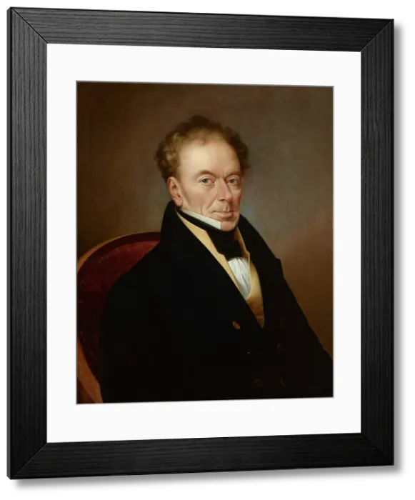 Framed Print : Portrait of Andrzej Cetner, 1838. Creator: Martin Jablonski Framed Print : Portrait of Andrzej Cetner, 1838. Creator: Martin Jablonski