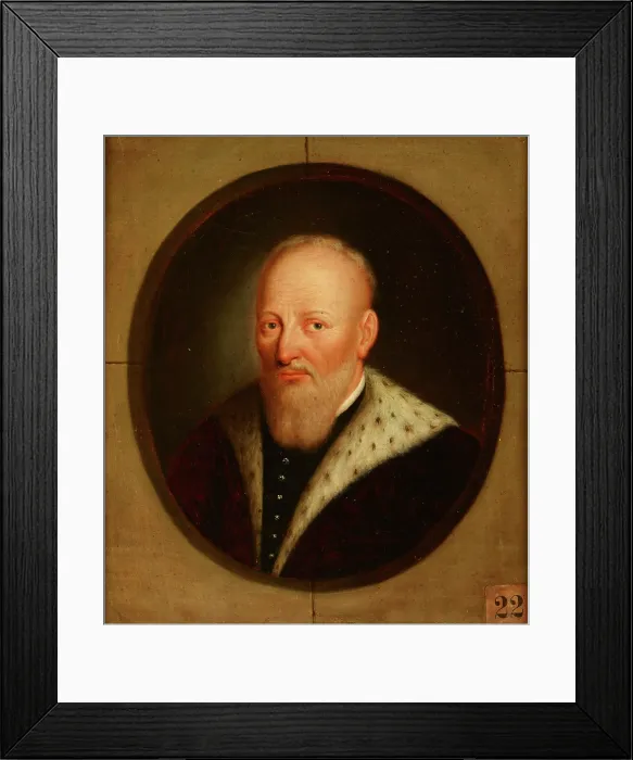 Framed Print : Portrait of Jan Tarnowski (1488-1561), Castellan of Krakow, Grand Hetman of the Crown, after 1785. Creator: Friedrich Kloss