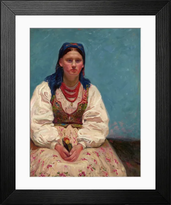 Framed Print : Portrait of Jadwiga Mikolajczykowna, between 1898-1902. Creator: Stanislaus Kamocki Framed Print : Portrait of Jadwiga Mikolajczykowna, between 1898-1902. Creator: Stanislaus Kamocki