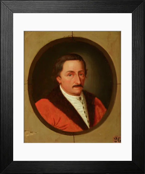Framed Print : Portrait of Andrzej Maksymilian Fredro (ca. 1620-1678), Voivode of Podolia, after 1785. Creator: Friedrich Kloss Framed Print : Portrait of Andrzej Maksymilian Fredro (ca. 1620-1678), Voivode of Podolia, after 1785. Creator: Friedrich Kloss