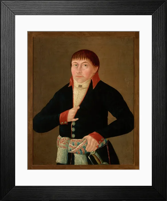 Framed Print : Portrait of Krasuski, between 1750-1850. Creator: Unknown Framed Print : Portrait of Krasuski, between 1750-1850. Creator: Unknown