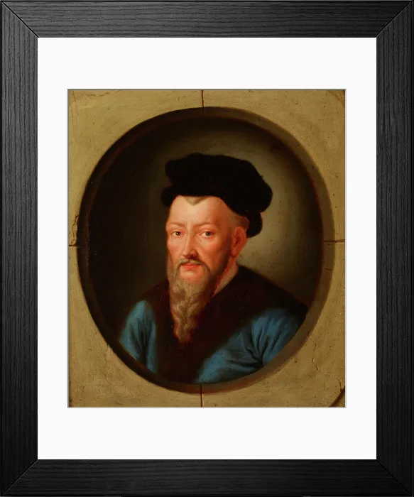 Framed Print : Portrait of Jan Herburt (ca. 1524-1577), Castellan of Sanok, Starost of Przemysl... after 1785. Creator: Friedrich Kloss Framed Print : Portrait of Jan Herburt (ca. 1524-1577), Castellan of Sanok, Starost of Przemysl... after 1785. Creator: Friedrich Kloss