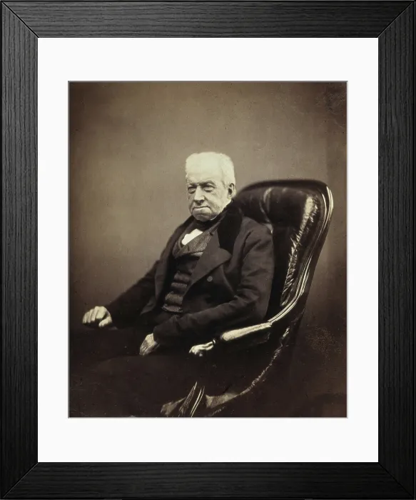 Framed Print : Robert Brown, 1855. Creator: Maull & Polyblank Framed Print : Robert Brown, 1855. Creator: Maull & Polyblank